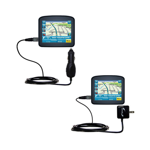 Car & Home Charger Kit compatible with the Maylong FD-220 GPS For Dummies