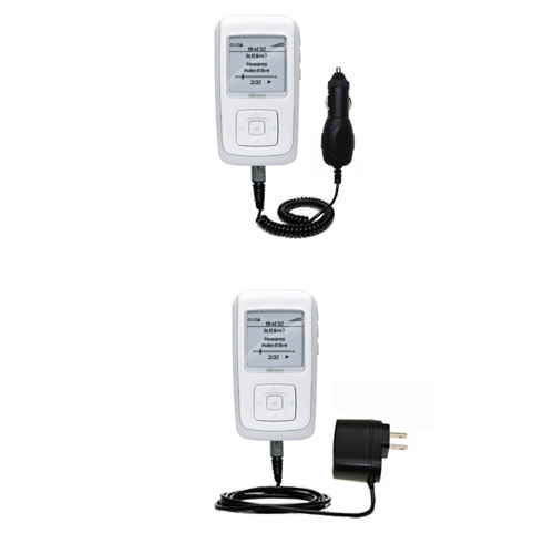 Car & Home Charger Kit compatible with the Memorex MMP8575