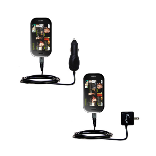 Car & Home Charger Kit compatible with the Microsoft  KIN TWO / KIN 2