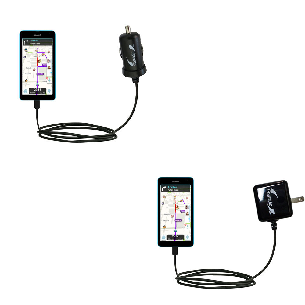 Car & Home Charger Kit compatible with the Microsoft Lumia 535
