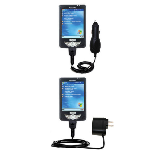 Car & Home Charger Kit compatible with the Mio DigiWalker 336i