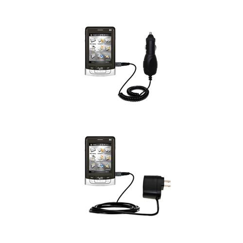 Car & Home Charger Kit compatible with the Mio DigiWalker A501