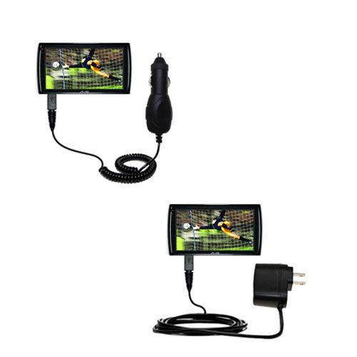 Car & Home Charger Kit compatible with the Mio Navman Spirit TV