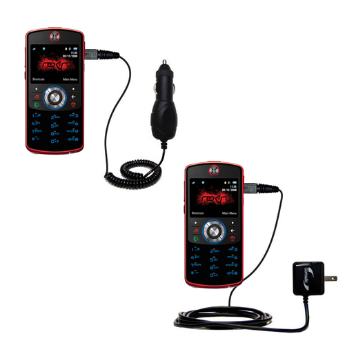 Car & Home Charger Kit compatible with the Motorola  ROKR EM30