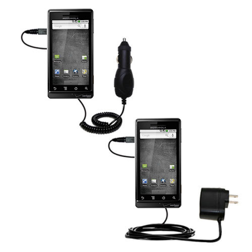Car & Home Charger Kit compatible with the Motorola A855
