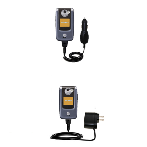 Car & Home Charger Kit compatible with the Motorola A910