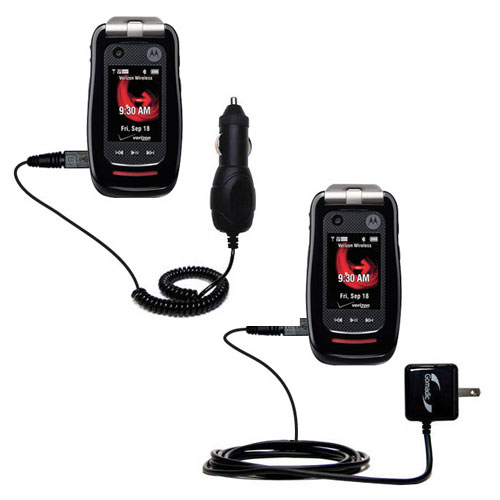 Car & Home Charger Kit compatible with the Motorola Barrage V860