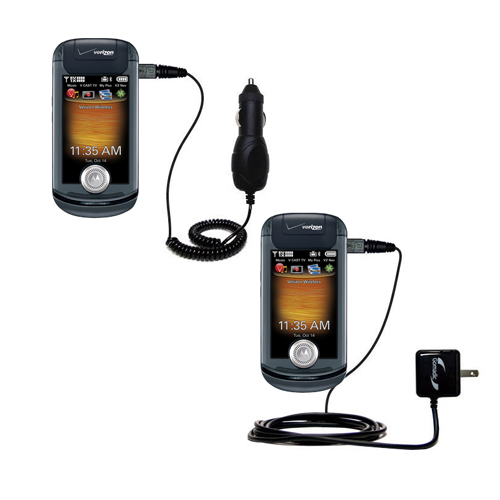 Car & Home Charger Kit compatible with the Motorola Blaze ZN4