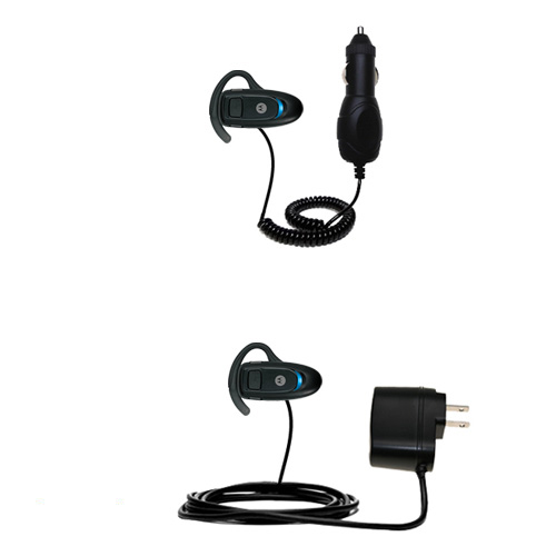 Car & Home Charger Kit compatible with the Motorola H3