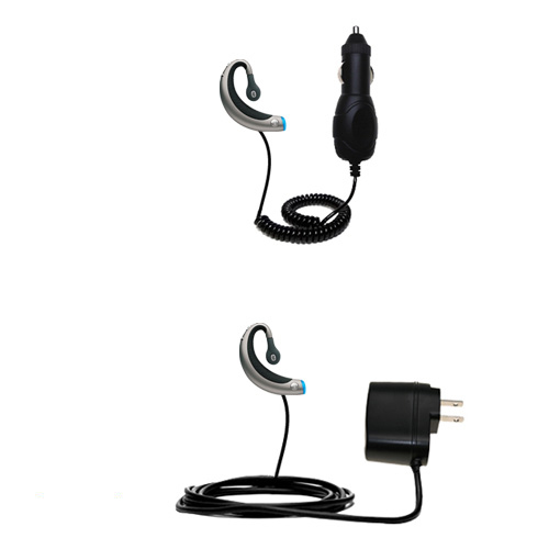 Car & Home Charger Kit compatible with the Motorola H605