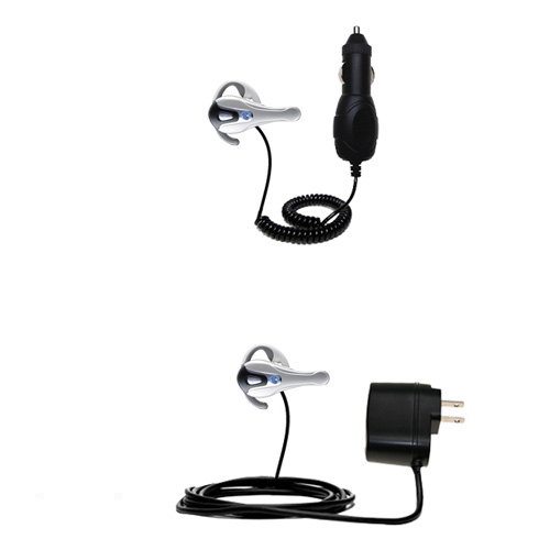 Car & Home Charger Kit compatible with the Motorola HS801