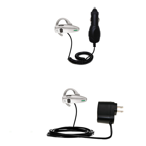 Car & Home Charger Kit compatible with the Motorola HS805