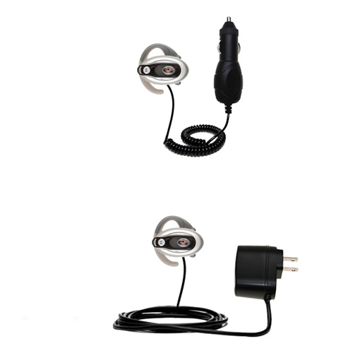 Car & Home Charger Kit compatible with the Motorola HS810
