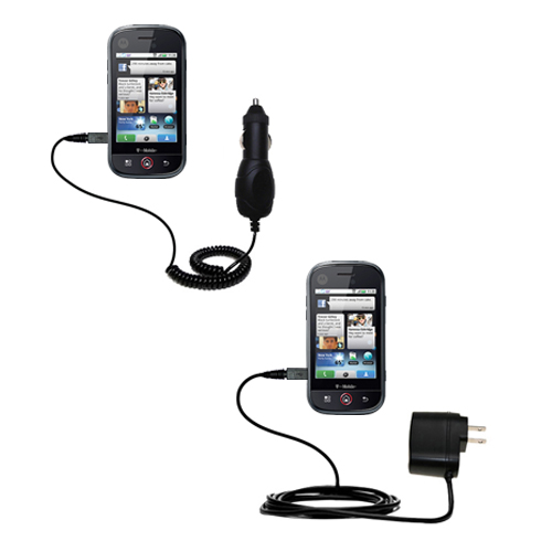 Car & Home Charger Kit compatible with the Motorola CLIQ