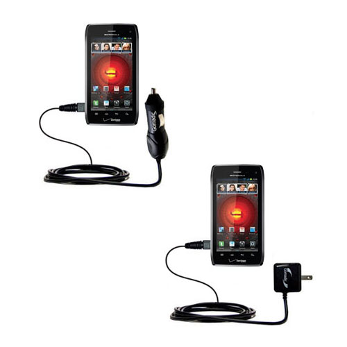 Car & Home Charger Kit compatible with the Motorola DROID 4 / XT894