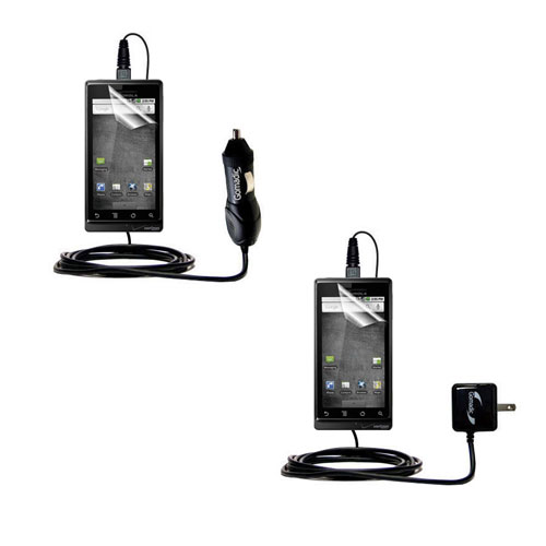 Car & Home Charger Kit compatible with the Motorola DROID HD