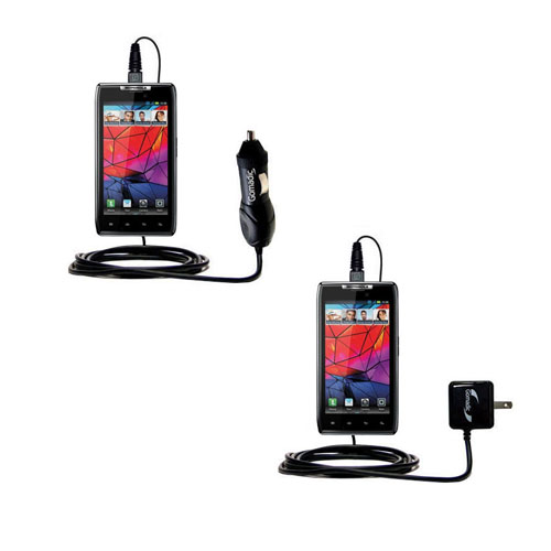 Car & Home Charger Kit compatible with the Motorola DROID RAZR