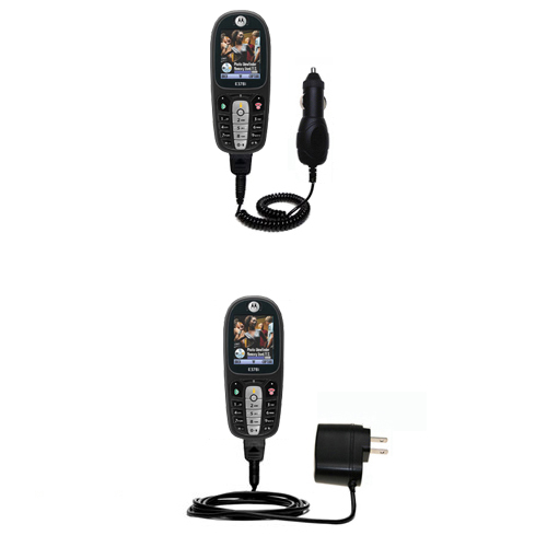 Car & Home Charger Kit compatible with the Motorola E378i