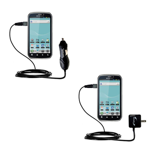 Car & Home Charger Kit compatible with the Motorola Electrify