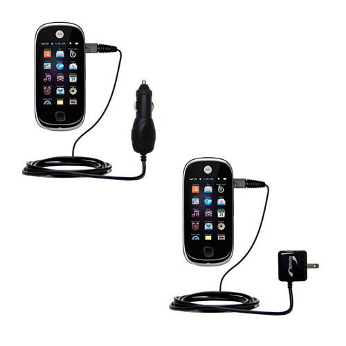 Car & Home Charger Kit compatible with the Motorola Evoke QA4