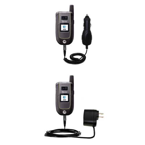 Car & Home Charger Kit compatible with the Motorola Extreme