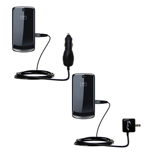 Car & Home Charger Kit compatible with the Motorola GLEAM