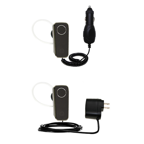 Car & Home Charger Kit compatible with the Motorola H681 Cradle