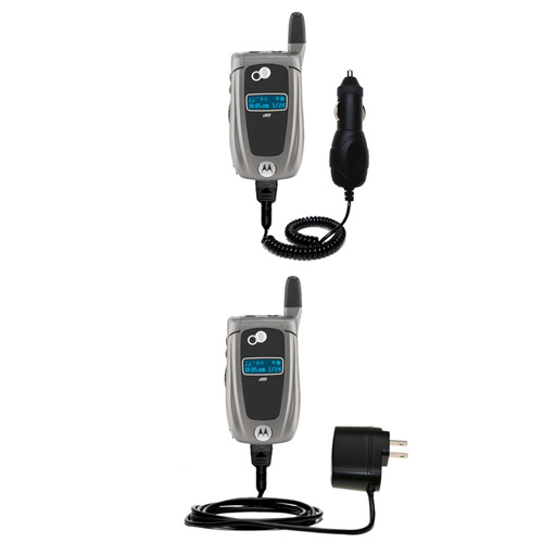 Car & Home Charger Kit compatible with the Motorola i855
