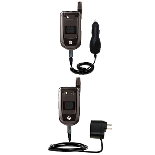 Car & Home Charger Kit compatible with the Motorola i876
