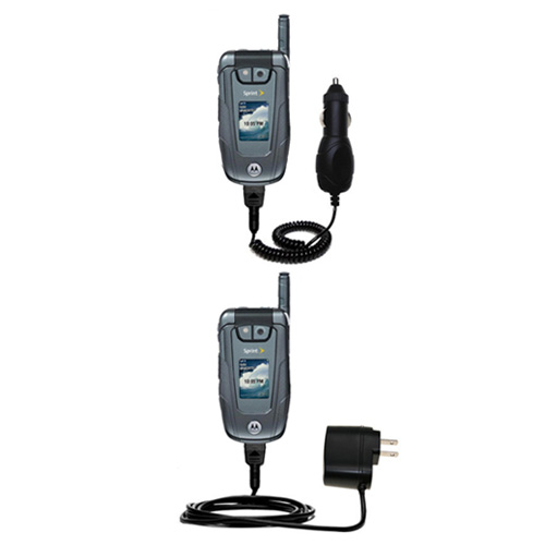Car & Home Charger Kit compatible with the Motorola ic902