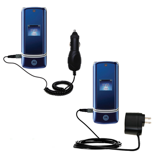Car & Home Charger Kit compatible with the Motorola KRZR K1