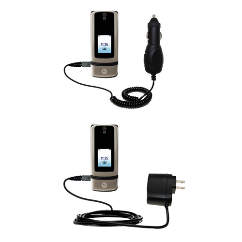 Car & Home Charger Kit compatible with the Motorola KRZR K3