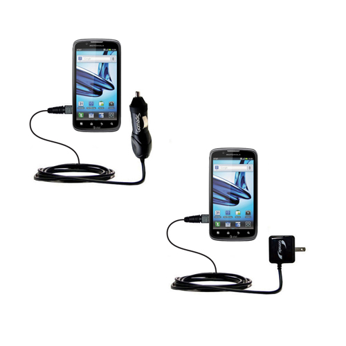 Car & Home Charger Kit compatible with the Motorola MB865