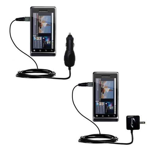 Car & Home Charger Kit compatible with the Motorola MILESTONE 2