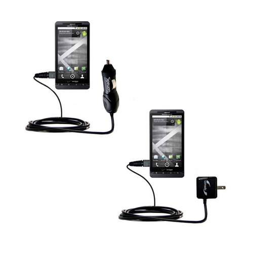 Car & Home Charger Kit compatible with the Motorola Milestone X