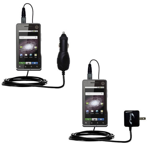 Car & Home Charger Kit compatible with the Motorola MILESTONE XT720