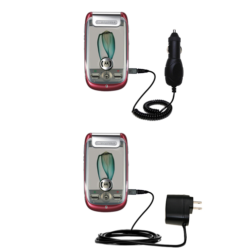 Car & Home Charger Kit compatible with the Motorola Ming