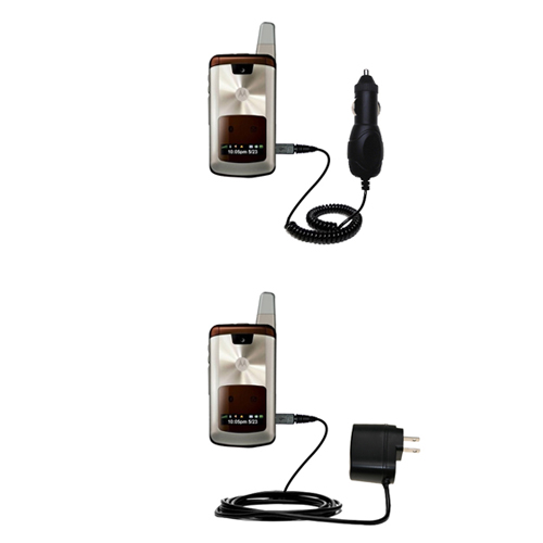 Car & Home Charger Kit compatible with the Motorola MOTO i776