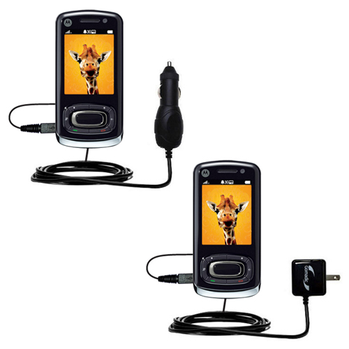 Car & Home Charger Kit compatible with the Motorola MOTO W7 Active Edition