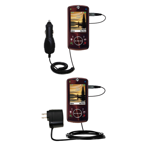 Car & Home Charger Kit compatible with the Motorola MOTO Z9