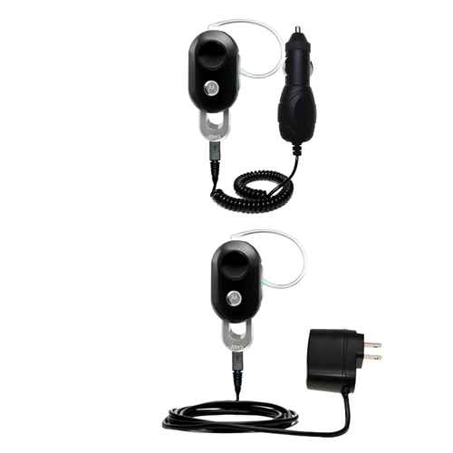 Car & Home Charger Kit compatible with the Motorola MOTOPURE H15