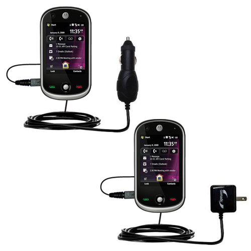 Car & Home Charger Kit compatible with the Motorola Motosurf A3100