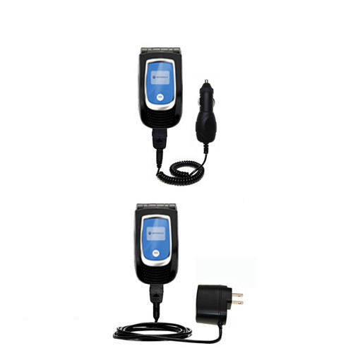 Car & Home Charger Kit compatible with the Motorola MPx200