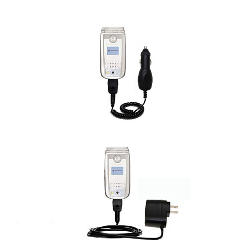 Car & Home Charger Kit compatible with the Motorola MPx220