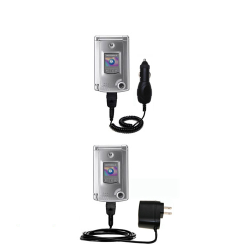 Car & Home Charger Kit compatible with the Motorola MPx300