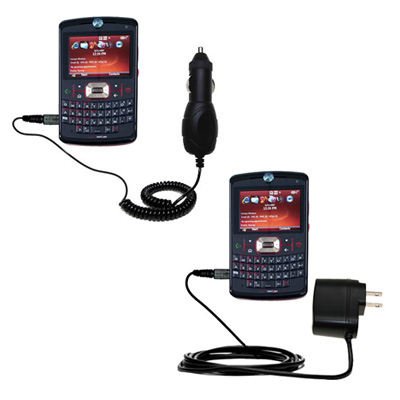 Car & Home Charger Kit compatible with the Motorola Q9m