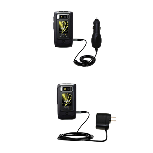 Car & Home Charger Kit compatible with the Motorola Renegade