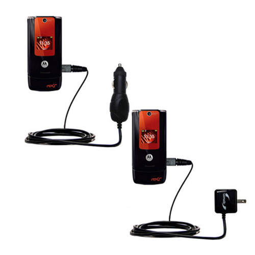Car & Home Charger Kit compatible with the Motorola ROKR W5