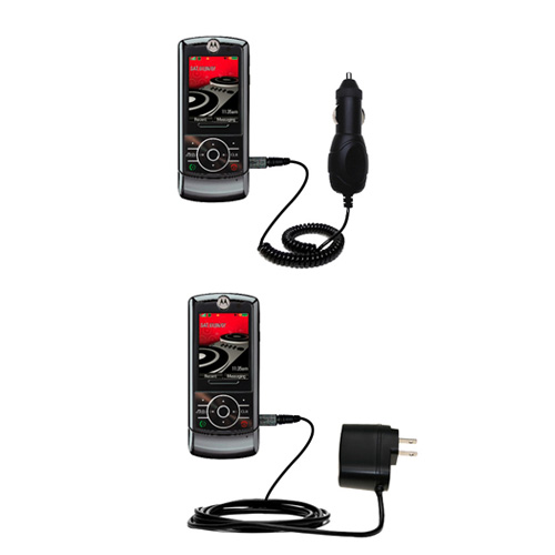 Car & Home Charger Kit compatible with the Motorola ROKR Z6M