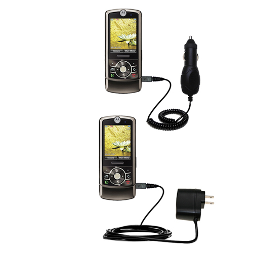 Car & Home Charger Kit compatible with the Motorola ROKR Z6w